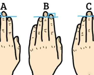 The length of your finger shows which personality you have​