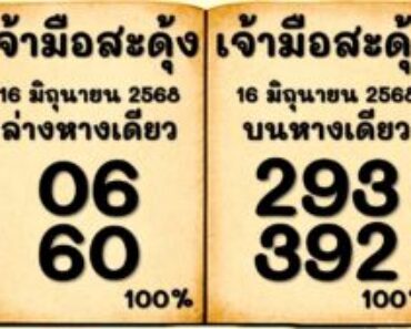 หวยรัฐบาลไทย ลอตเตอรี่พิเศษ งวด 1 กรกฎาคม 68 – Readsiamnews.online
