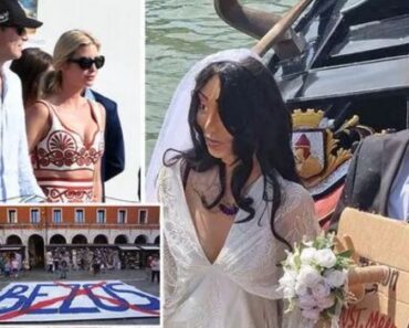 BEZOS’ BIG DAY TURNS INTO A BILLIONAIRE BACKLASH: What began as a fantasy wedding — superyachts, Oprah, Katy Perry, and fireworks over Venice — exploded into chaos as furious locals stormed the scene. Protesters carried giant puppets of Jeff and Lauren, chanting ‘Venice is not your playground!’ while the celebrity guests sipped champagne. What triggered the rage? And how did the world’s most expensive ‘I do’ become a symbol of everything people hate about the ultra-rich?