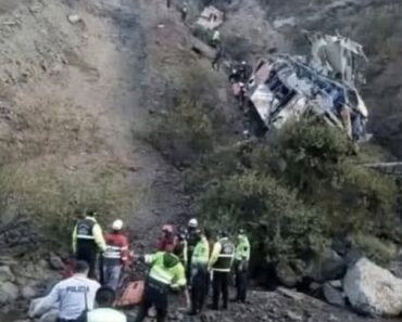 BREAKING NEWS At least 21 dead after bus falls into an abyss in…see more