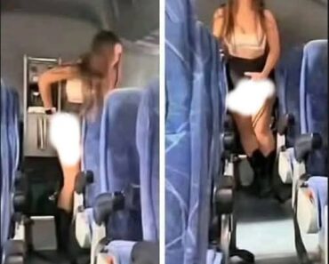 This girl was caught in mid